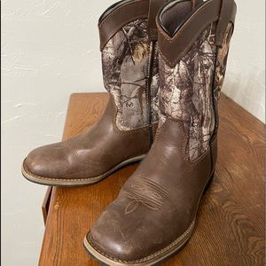 Austin Boys Camo Boots
